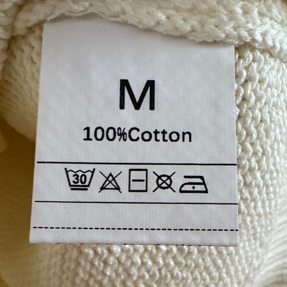 Cream Sleeveless Cotton Top NWOT - Picture 6 of 6